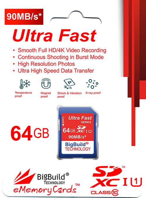 8GB to 64GB High-Speed SD Memory Cards for Canon EOS R6, R8, R50 Camera - Picture 9 of 9