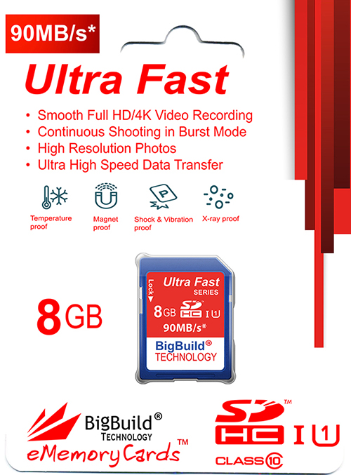 8GB to 64GB High-Speed SD Memory Cards for Canon EOS R6, R8, R50 Camera - Picture 3 of 9