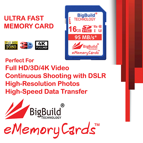 16GB to 256GB Ultra Fast U3 SD Memory Cards for Canon EOS R6, R8, R50 Camera - Picture 3 of 13