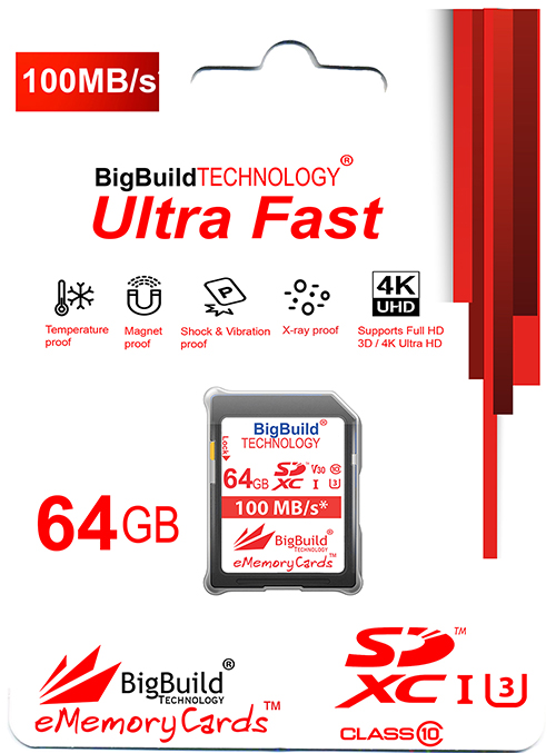 16GB to 256GB Ultra Fast U3 SD Memory Cards for Canon EOS R6, R8, R50 Camera - Picture 9 of 13